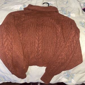 Knitted turtle neck sweater , wild fable , size large